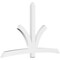 Ekena Millwork Davenport Architectural Grade PVC Gable Bracket, 108"W x 67 1/2"H x 4"D x 6"F, 15/12 Pitch GBP108X68X0406DAV00 - alternate 1